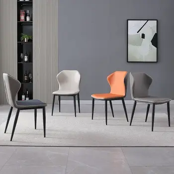 Стул-бабочка обеденный стул в скандинавском стиле, высококачественный стул с мягкой спинкой, домашний современный минималистичный обеденный стул